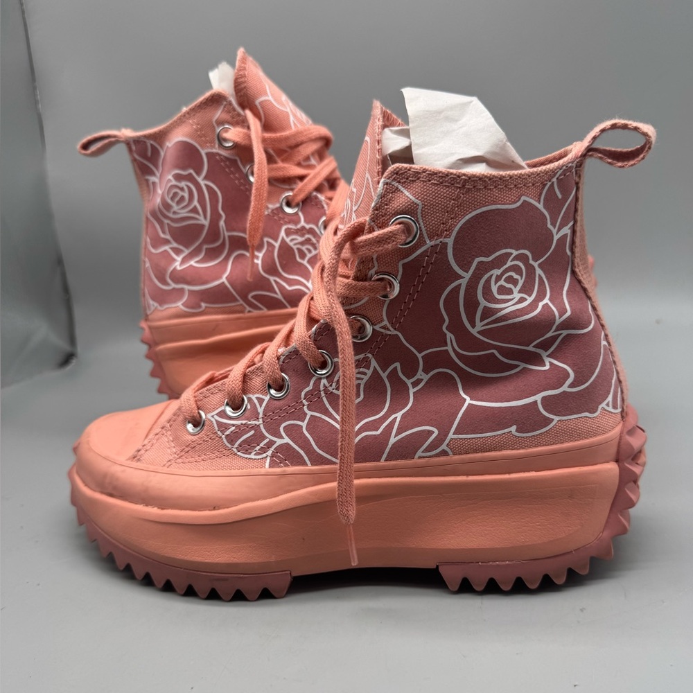 Converse Run Star Hike Natasha Cloud Floral Pink Quartz (Women's) Size 7 Shoe